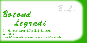 botond legradi business card